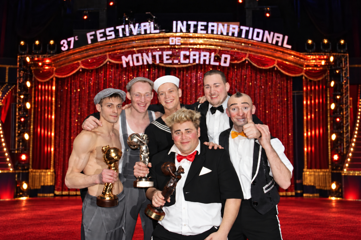 Festival winners at the 37th International Circus Festival of Monte-Carlo